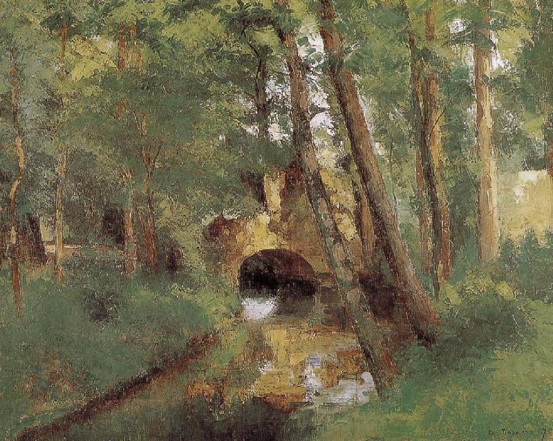 Camille Pissarro Metaponto bridge Schwarz Spain oil painting art